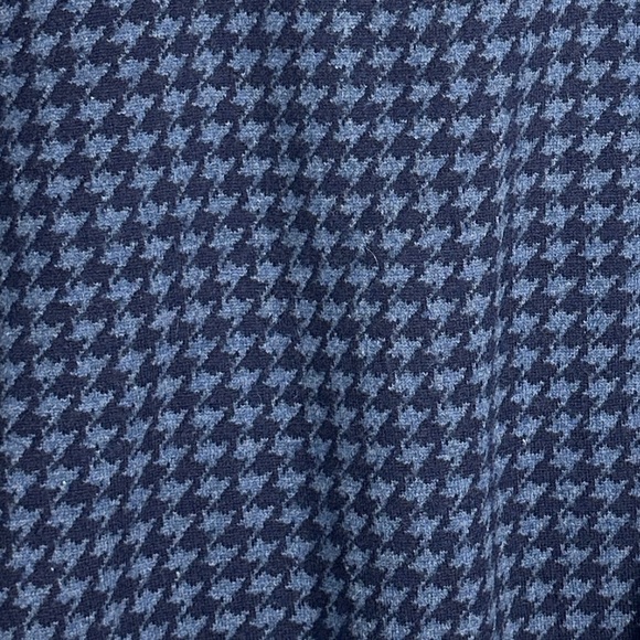 Brooks Brothers blue/navy 1/4 zip sweater, sz L, wool blend, eclectic grandpa - Picture 2 of 10